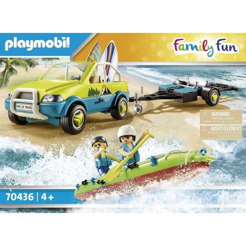 플레이모빌 Playmobil Beach Car with Canoe