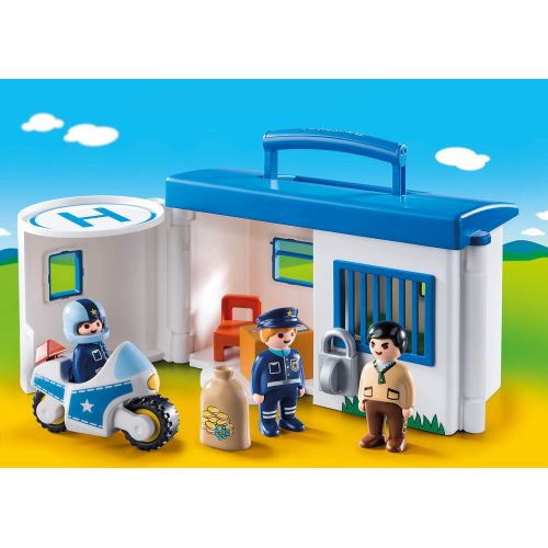 플레이모빌 PLAYMOBIL Take Along Police Stationed