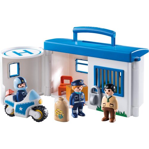 플레이모빌 PLAYMOBIL Take Along Police Stationed