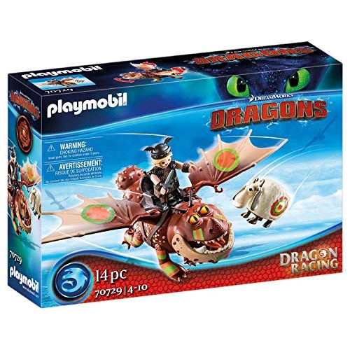 플레이모빌 Playmobil Dragon Racing: Fishlegs and Meatlug