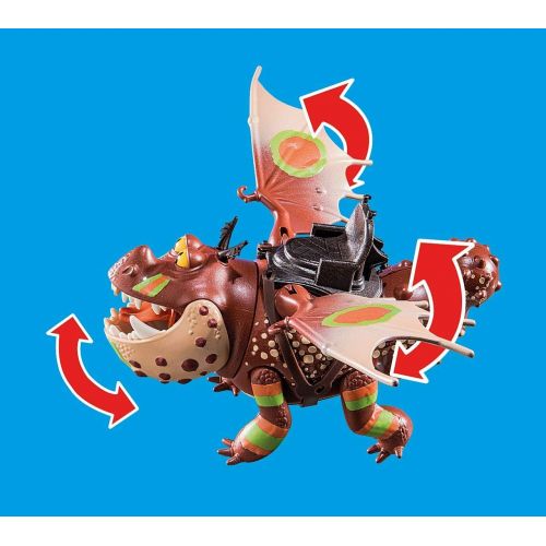 플레이모빌 Playmobil Dragon Racing: Fishlegs and Meatlug