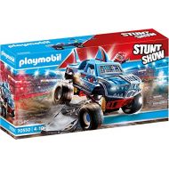 Playmobil Stunt Show Shark Monster Truck Multicolor, 51.5 x 28.4 x 12.4 cm ,count of 2