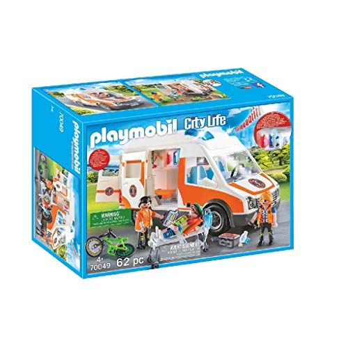 플레이모빌 PLAYMOBIL Ambulance with Flashing Lights