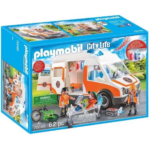 플레이모빌 PLAYMOBIL Ambulance with Flashing Lights