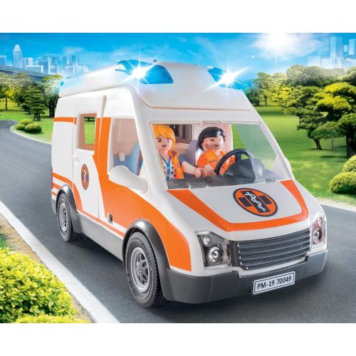 플레이모빌 PLAYMOBIL Ambulance with Flashing Lights