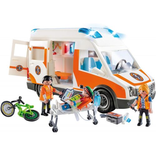 플레이모빌 PLAYMOBIL Ambulance with Flashing Lights