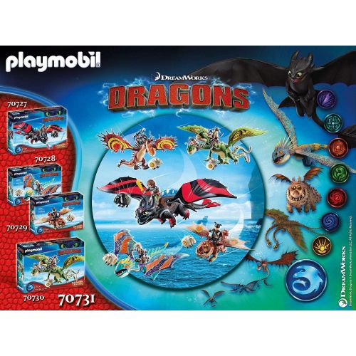 플레이모빌 Playmobil Dragon Racing: Snotlout and Hookfang