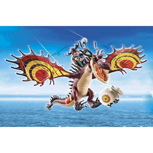 플레이모빌 Playmobil Dragon Racing: Snotlout and Hookfang