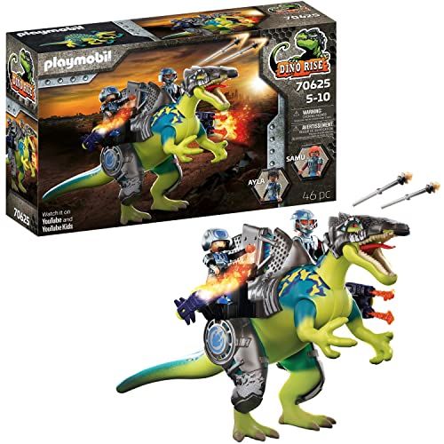 플레이모빌 Playmobil Dino Rise Spinosaurus: Double Defense Power