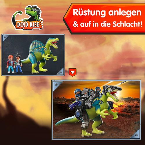 플레이모빌 Playmobil Dino Rise Spinosaurus: Double Defense Power