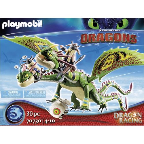 플레이모빌 Playmobil Dragon Racing: Ruffnut and Tuffnut with Barf and Belch