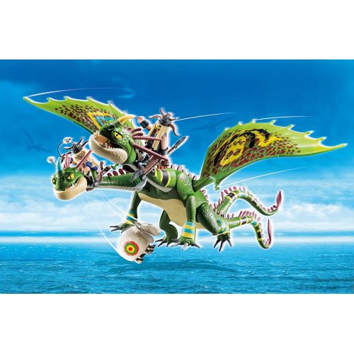 플레이모빌 Playmobil Dragon Racing: Ruffnut and Tuffnut with Barf and Belch