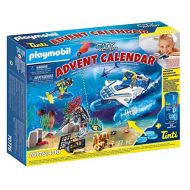 PLAYMOBIL Advent Calendar 70776 Bathtime Fun Police Diving Mission, for Ages 4+