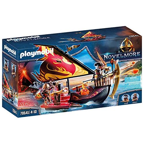 플레이모빌 Playmobil Burnham Raiders Fire Ship