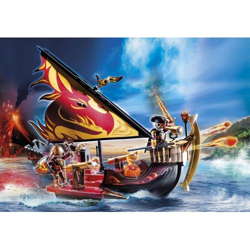 플레이모빌 Playmobil Burnham Raiders Fire Ship