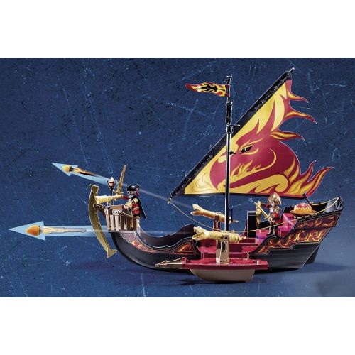 플레이모빌 Playmobil Burnham Raiders Fire Ship