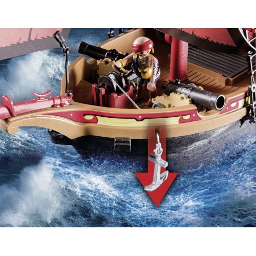 플레이모빌 Playmobil Pirates 70411 Skull Pirate for Children Ages 5+, [Exclusive]