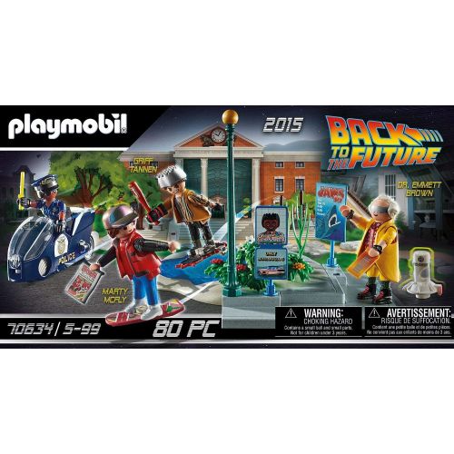 플레이모빌 PLAYMOBIL Back To The Future Advent Calendar & Back To The Future Part II Hoverboard Chase