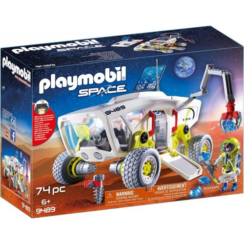 플레이모빌 PLAYMOBIL 9487 Spielzeug-Mars-Station & 9489 Spielzeug-Mars-Erkundungsfahrzeug