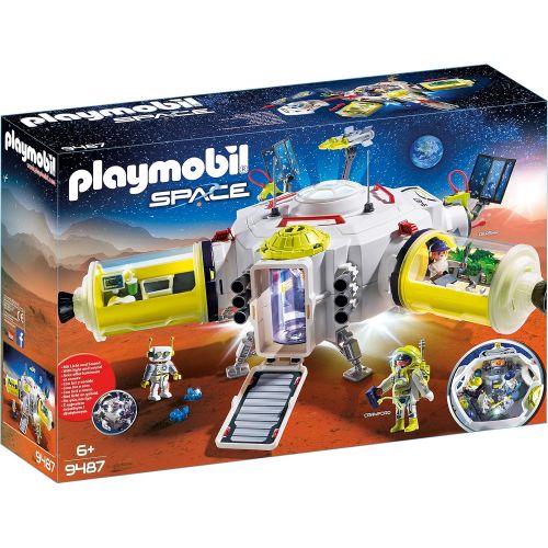 플레이모빌 PLAYMOBIL 9487 Spielzeug-Mars-Station & 9489 Spielzeug-Mars-Erkundungsfahrzeug