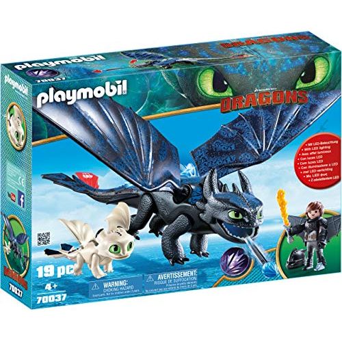 플레이모빌 PLAYMOBIL How to Train Your Dragon III Hiccup & Toothless with Baby Dragon