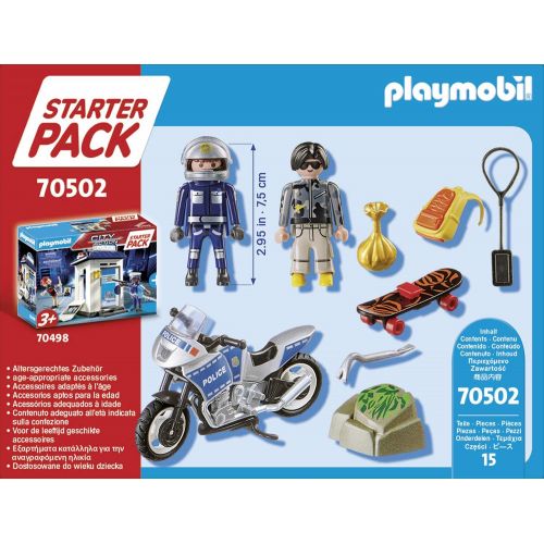플레이모빌 Playmobil Starter Pack Police Chase