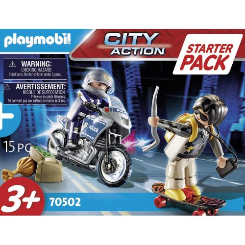 플레이모빌 Playmobil Starter Pack Police Chase