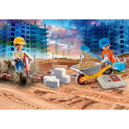플레이모빌 Playmobil Construction Site Carry Case