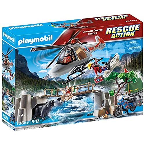 플레이모빌 Playmobil Canyon Copter Rescue