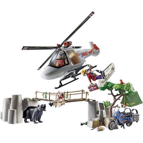 플레이모빌 Playmobil Canyon Copter Rescue