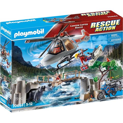 플레이모빌 Playmobil Canyon Copter Rescue
