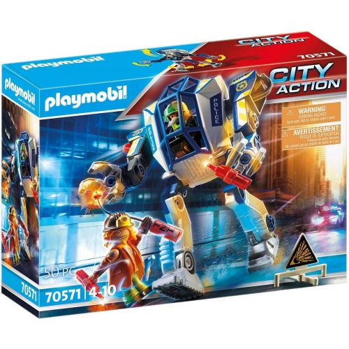 플레이모빌 Playmobil Special Operations Police Robot, 24.8 x 7.2 x 18.7 cm