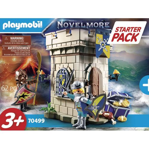 플레이모빌 Playmobil Starter Pack Novelmore Knights Fortress Multicolor, 24.8 x 18.7 x 9.2 cm