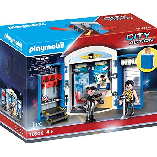 플레이모빌 Playmobil Police Station Play Box Multi-coloured, 24.8 x 18.7 x 9.2 cm