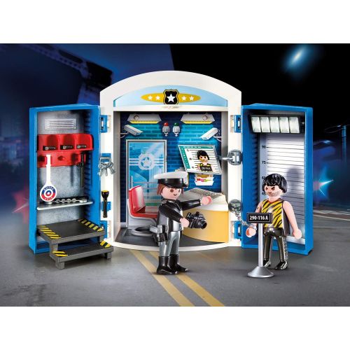 플레이모빌 Playmobil Police Station Play Box Multi-coloured, 24.8 x 18.7 x 9.2 cm