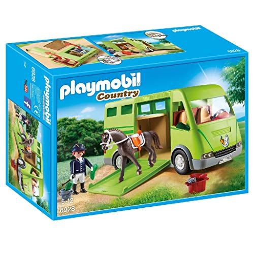 플레이모빌 PLAYMOBIL Horse Transporter Building Set