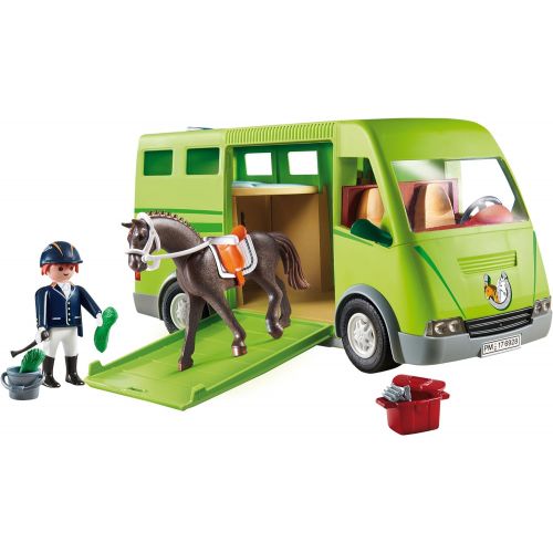 플레이모빌 PLAYMOBIL Horse Transporter Building Set