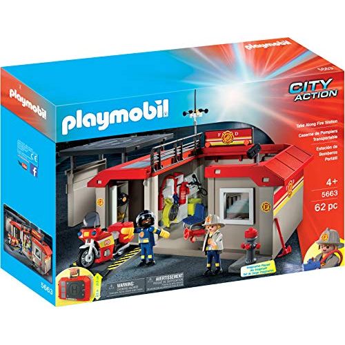 플레이모빌 PLAYMOBIL Take Along Fire Station