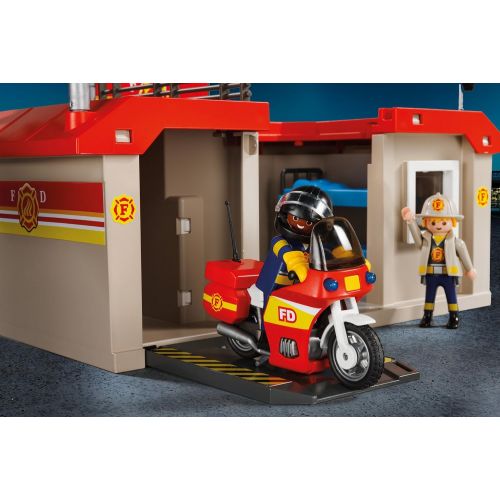 플레이모빌 PLAYMOBIL Take Along Fire Station