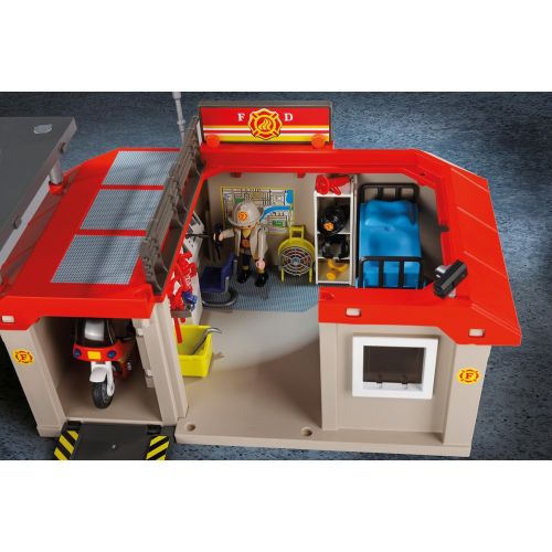 플레이모빌 PLAYMOBIL Take Along Fire Station