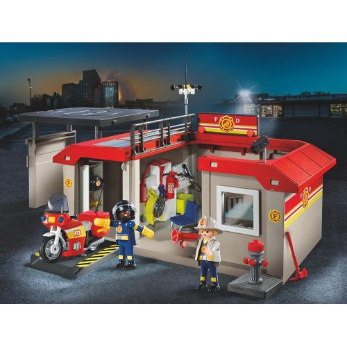 플레이모빌 PLAYMOBIL Take Along Fire Station