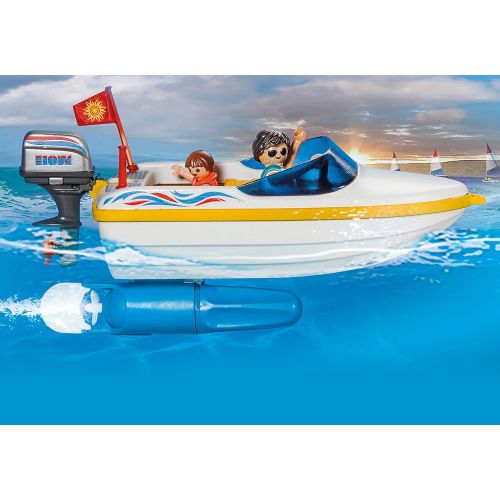 플레이모빌 Playmobil Pick-Up with Speedboat