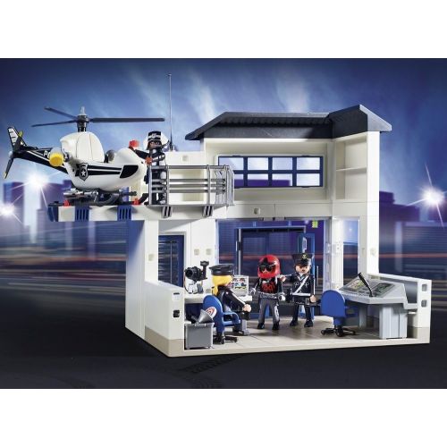 플레이모빌 Playmobil Police Station Building Set