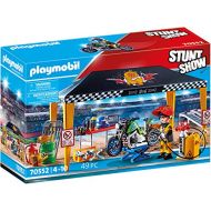 Playmobil Stunt Show Service Tent Multicolor, 28.4 x 18.7 x 9.3 cm