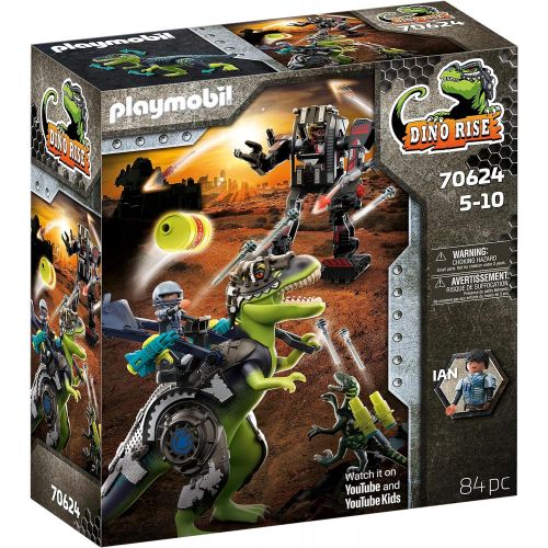 플레이모빌 Playmobil Dino Rise T-Rex: Battle of The Giants