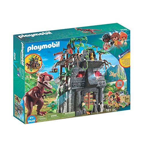 플레이모빌 PLAYMOBIL Hidden Temple with T-Rex Building Set