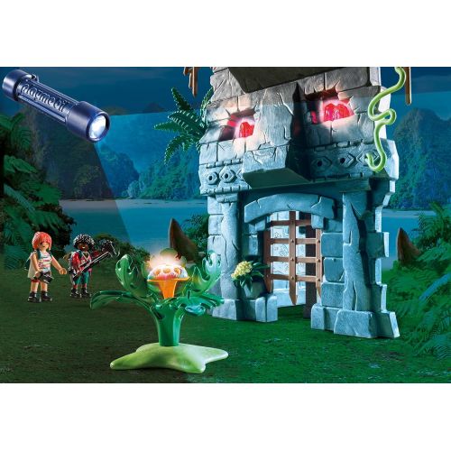 플레이모빌 PLAYMOBIL Hidden Temple with T-Rex Building Set