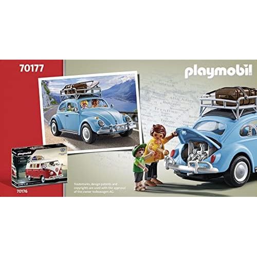 플레이모빌 Playmobil Volkswagen Beetle, 34.8 x 18.7 x 9.0 cm