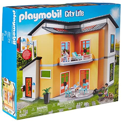 플레이모빌 PLAYMOBIL Modern House Building Set