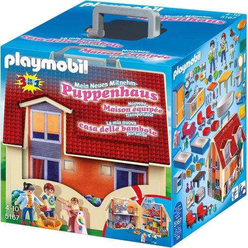 플레이모빌 PLAYMOBIL Camping Mega Set Toy & Take Along Modern Doll House